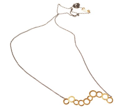 Positioned Links #33909 | Necklaces by Miriam Sharlin