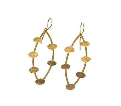 Scattered Drops #34061 | Earrings by Miriam Sharlin